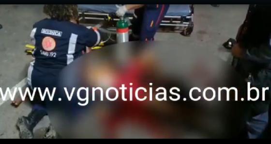 Cenas fortes do crime neste sábado