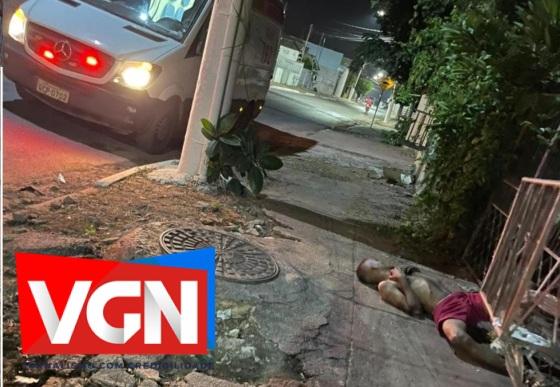 Samu salva usuário de drogas de ser atropelado.