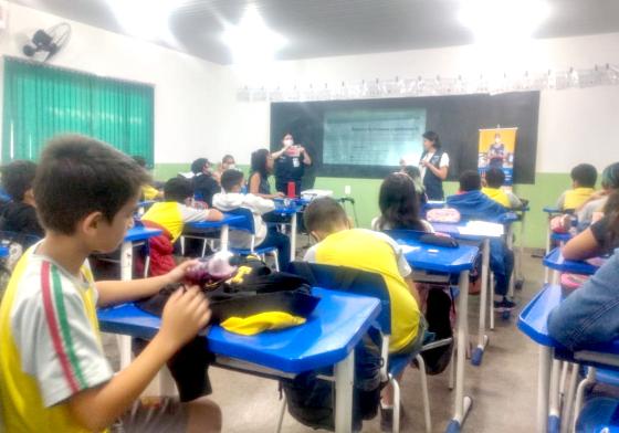 As visitas vêm acontecendo nas escolas municipais