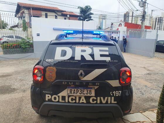 DRE; viatura; PJC; operação; tráfico de drogas; Cuiabá; Várzea Grande; penitenciárias