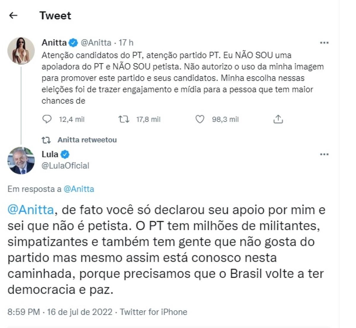 twitter Lula