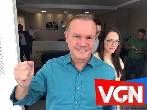 Wellington Fagundes é reeleito senador por Mato Grosso com %.