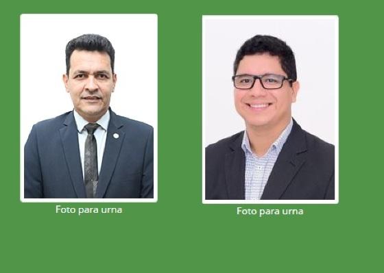 Kássio Coelho (Patriota) e  Feliciano Azuaga (Novo)