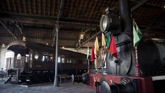 Museu do Trem, localizado no bairro de Engenho de Dentro, no Rio de Janeiro