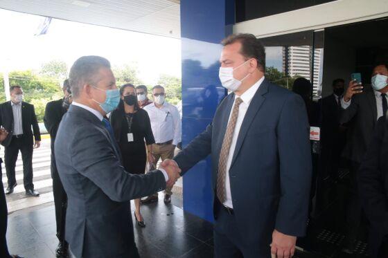 Governador Mauro Mendes (União) e o deputado Max Russi (PSB) 