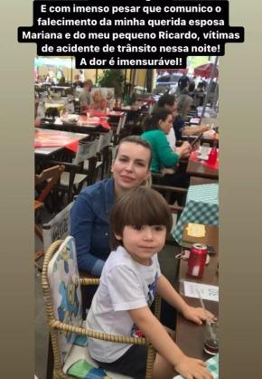 empresária morre em acidente ao lado do filho em sc