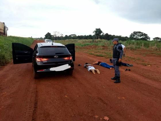 A motorista de aplicativo foi amarrada e deixada às margens do Rio Laço.