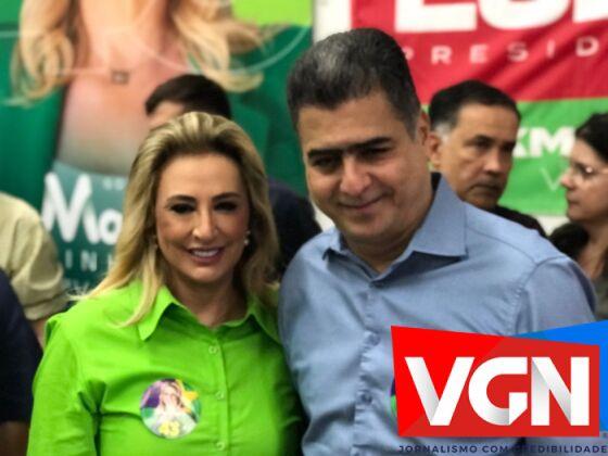 Marcia Pinheiro candidata ao Governo de MT pela federação PV, PT e PCdoBPrefeito de Cuiabá, Emanuel Pinheiro