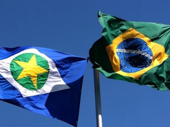 bandeira do Brasil; bandeira de MT