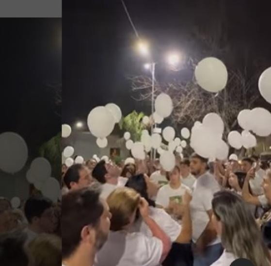 Familiares e amigos prestaram homenagem ao jovem Frederico após missa