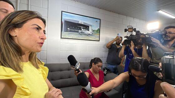 Candidata à Presidência da República, senadora Soraya Thronicke (União)