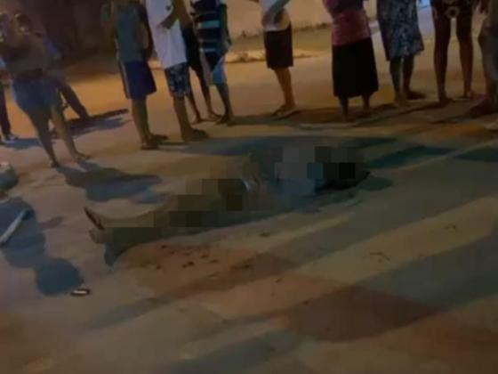 Tarado de cueca é morto com golpes de facão em Cuiabá.