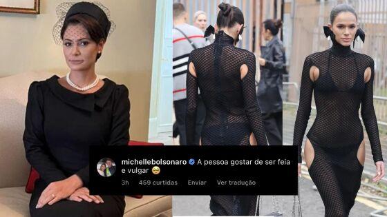 O comentário de Michelle Bolsonaro rapidamente viralizou nas redes sociais