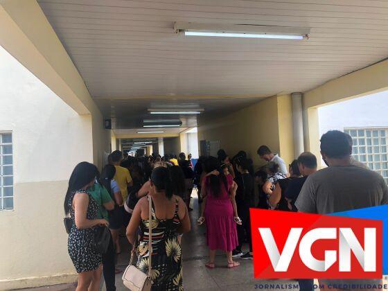 Grandes filas foram vistas nos colégios eleitorais de Várzea Grande e de outros municípios de MT