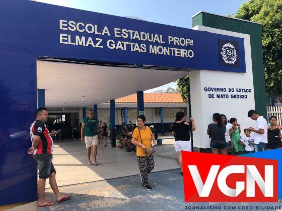 eleições 2022; urnas; votação; Elmaz Gattas; escola 