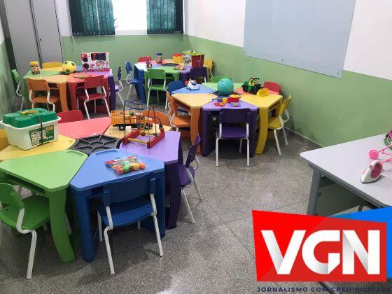 A matrícula na rede municipal de Educação de Várzea Grande foi dividido por região.