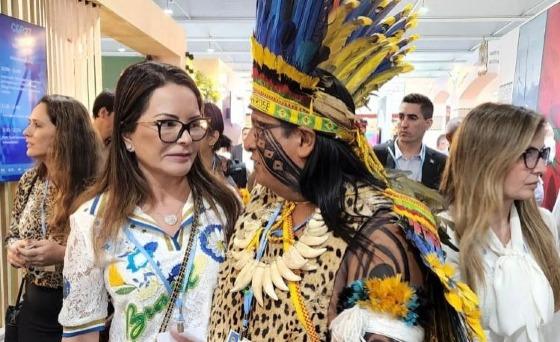 “Sinto muito orgulho de ser madrinha dos indígenas de Mato Grosso. Os povos originários merecem nosso respeito, atenção e valorização”, disse Virginia