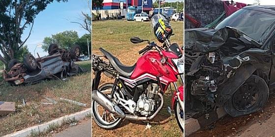 acidente; motocicleta; caminhonete; Freelander; Mário Andreazza; Várzea Grande; VGN 