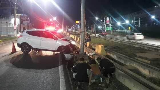 acidente; avenida da Feb; feridos; homem; criança; Várzea Grande; VGN 