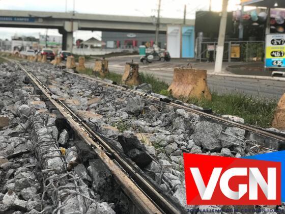 O secretário observa, que as obras paralisadas do VLT prejudicaram proprietários de lojas, empresários e moradores da Feb