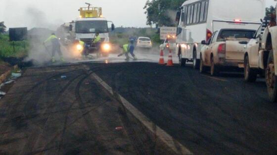 Forças de Segurança liberam rodovias bloqueadas por bolsonaristas em MT.