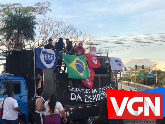 Manifestação pró-democracia