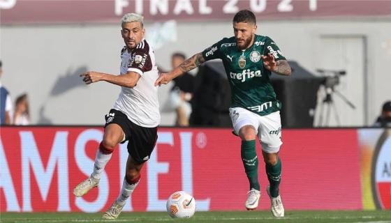 Zé Rafael na final entre Palmeiras e Flamengo na Libertadores 2021.