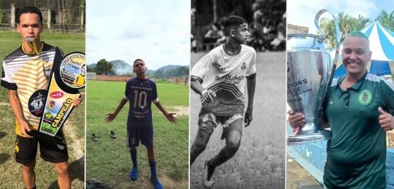 Andrey, Kaylon, Thyago e Diogo: vítimas do acidente com um ônibus em MG