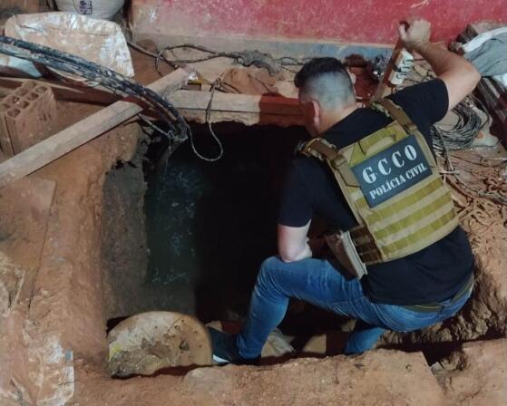 Líder de escavação de túnel para entrar na PCE é preso na fronteira de MT