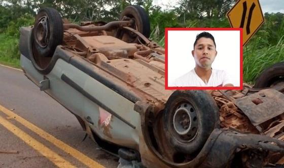 Morre técnico florestal do IFMT após capotar carro na MT-175.