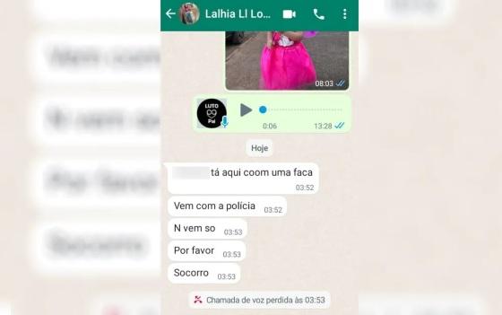 Jovem mandou mensagem para a mãe pedindo socorro antes de ser assassinada pelo ex, em Formosa, Goiás.