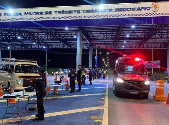 A Operação aconteceu no Distrito Coxipó do Ouro, saída de Cuiabá para o município de Chapada dos Guimarães