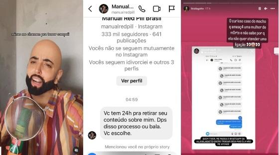 Livia registrou um boletim de ocorrência após a ameaça no Instagram.