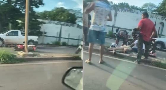 Motociclista colide contra poste em avenida de VG e morre na hora.