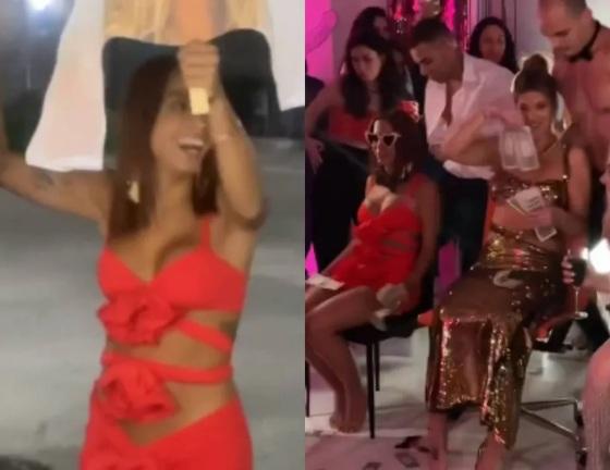 Anitta em despedida de solteira.