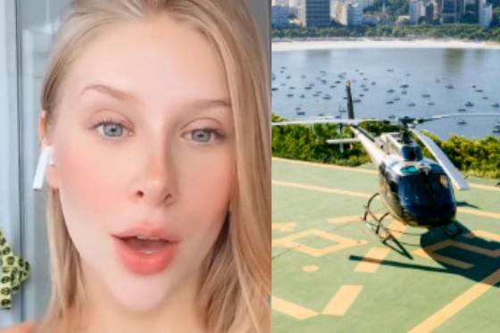 Menina fica triste por ganhar Porsche do pai enquanto o irmão ganhou carro e helicóptero