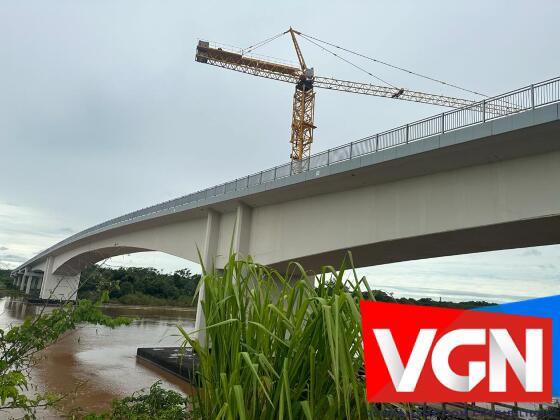 Com previsão de inaugurar até outubro, ponte que liga Cuiabá e VG recebe dois nomes: Sarita Baracat e Pedro Pedrossian