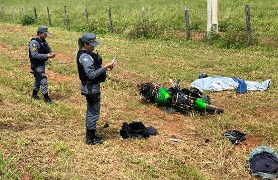 Jovem morre em acidente com moto de alta cilindrada em MT