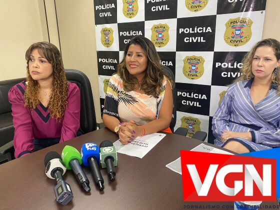 Coletiva da delegacia da mulher	