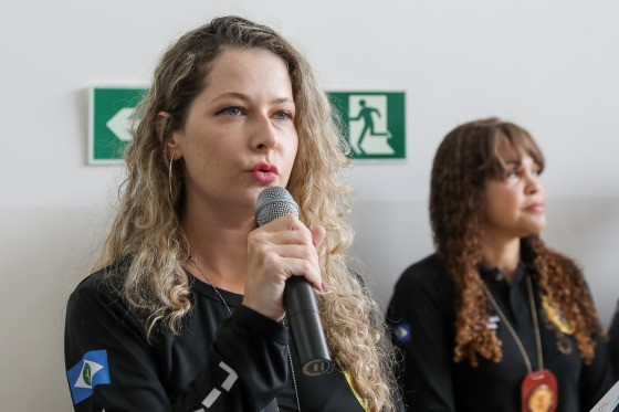 Delegada, Mariell Antonini Dias da Delegacia Especializada de Defesa da Mulher, Criança e Idoso de Várzea Grande