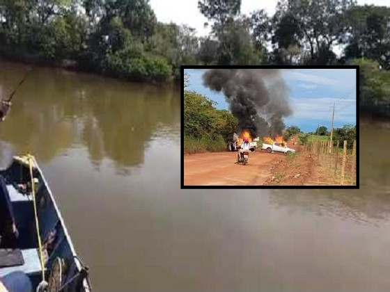 Criminosos fogem usando lanchas na região do Lago Grande