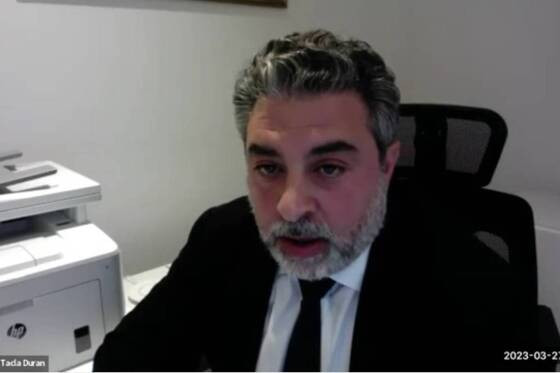 Advogado Rodrigo Tacla Duran em depoimento remoto ao juiz Appio nas investigações da Operação Lava Jato.