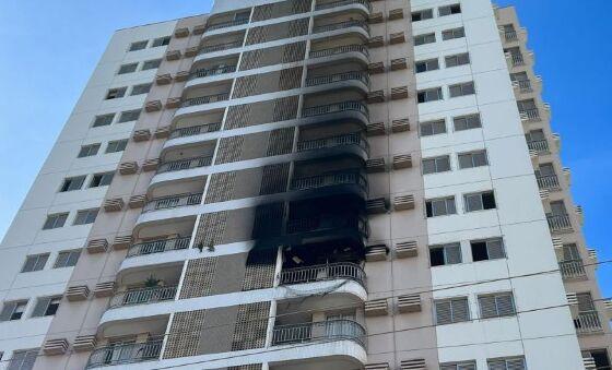 Edifício de luxo em Cuiabá passa por vistoria após incêndio; moradores deixaram local 