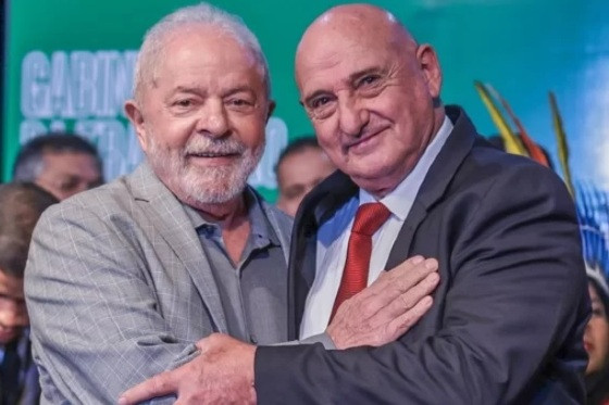 Presidente Luiz Inácio Lula da Silva (PT) e o general Gonçalves Dias