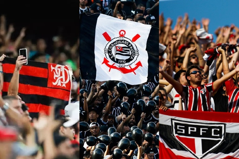 Flamengo, Corinthians, São Paulo, Palmeiras e Vasco serão