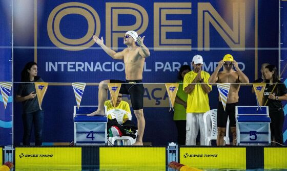 Sete brasileiros garantem índice para o Mundial de natação paralímpica