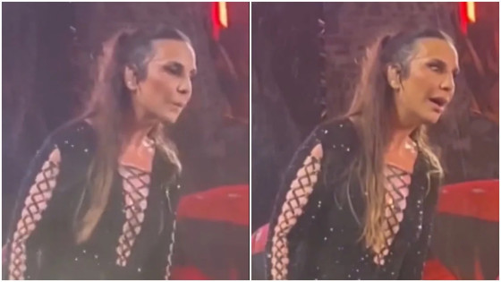 Ivete flagra momento ‘quente’ entre fãs durante show e reação diverte nas redes sociais