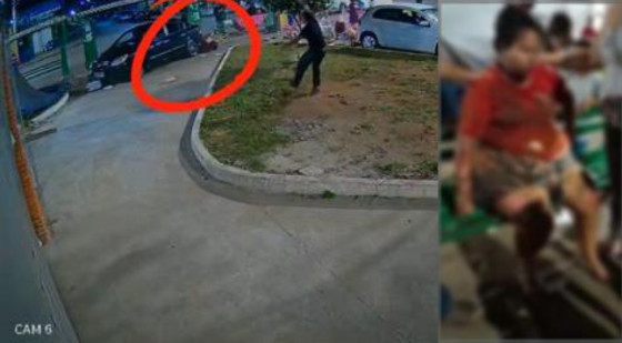 Motorista invade praça em marcha ré e atropela dona de espetinho em Cuiabá 