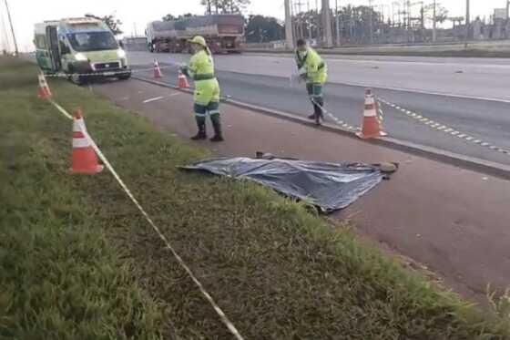 Idoso morre atropelado na BR-163 e motorista foge sem prestar socorro 