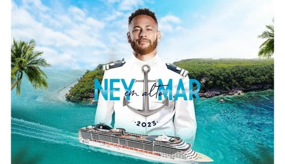 Neymar anuncia cruzeiro temático para o fim do ano